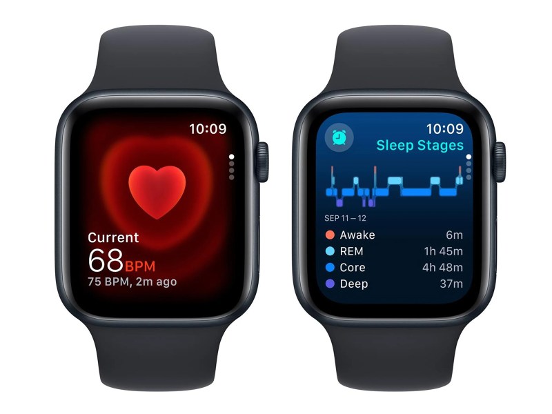 Apple Apple Watch SE 2 generacji GPS 44mm Midnight funkcje sportowe