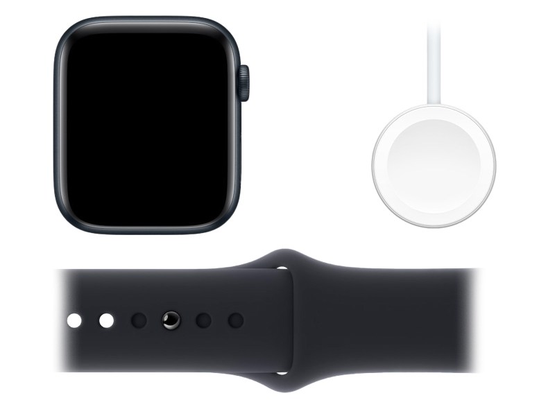 Apple Apple Watch SE 2 generacji GPS 44mm Midnight zawartość opakowania