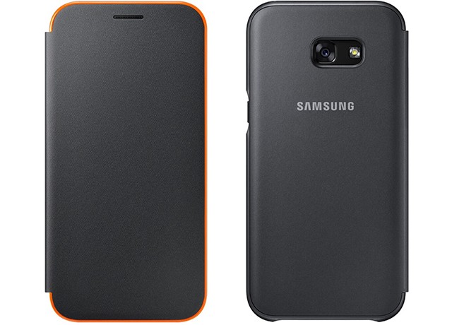 Samsung Galaxy A3 (2017) Neon Flip Cover Black