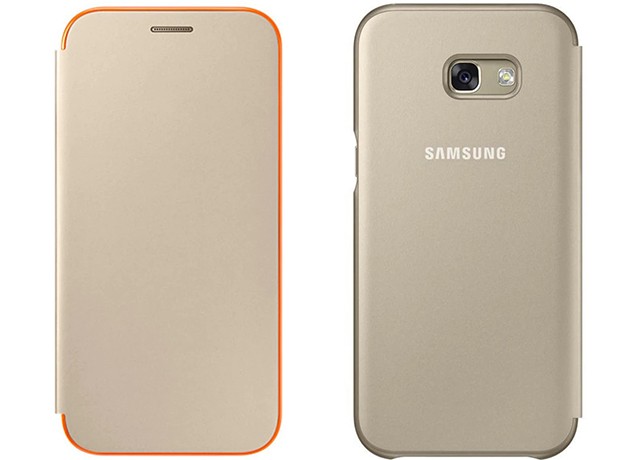 Samsung Galaxy A5 (2017) Neon Flip Cover Gold