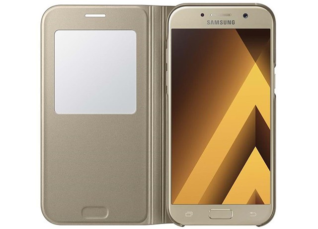 Samsung Galaxy A5 (2017) S-view Standing Cover Gold