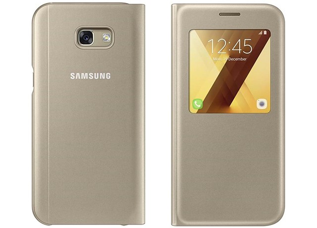 Samsung Galaxy A5 (2017) S-view Standing Cover Gold