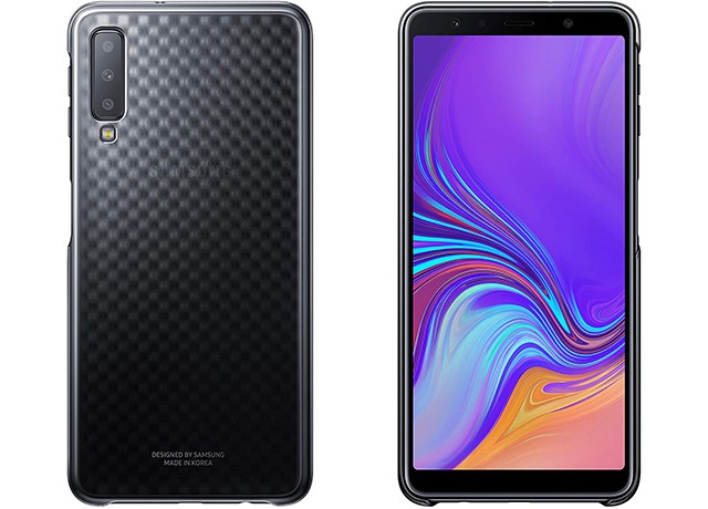 Samsung Galaxy A7 (2018) Gradient Cover Black