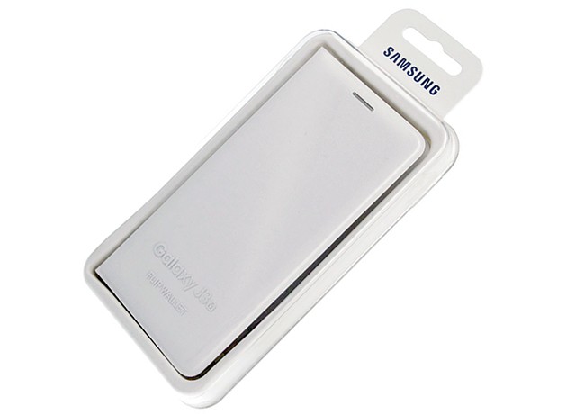 Samsung Galaxy J3 (2016) Flip Wallet Cover White