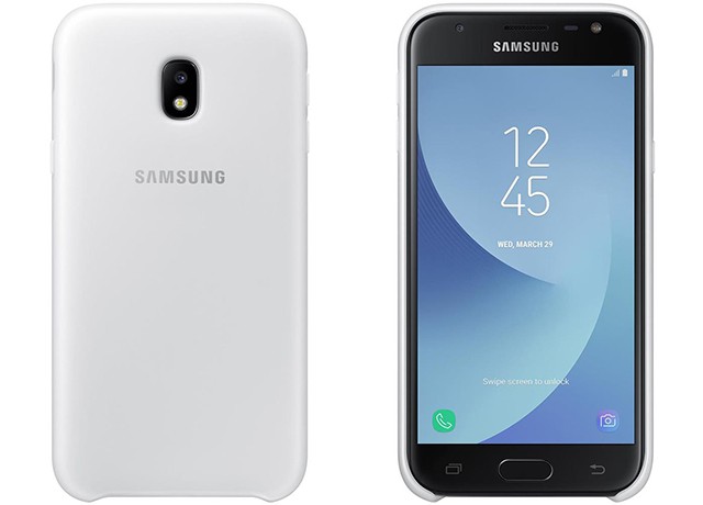 Samsung Galaxy J3 2017 Dual Layer Cover White