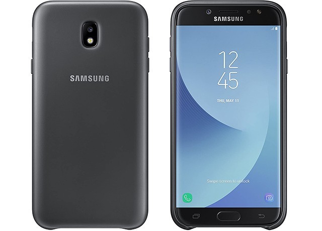 Samsung Galaxy J5 2017 dviejų sluoksnių dangtelis juodas