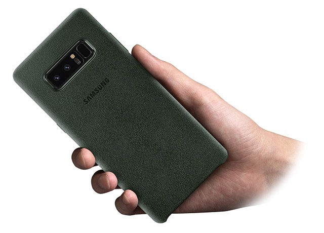 Samsung Galaxy Note 8 Alcantara Cover Titanium Gray