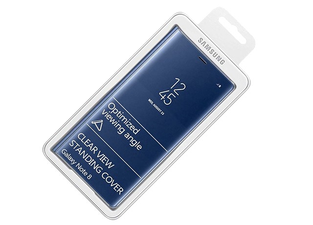 Samsung Galaxy Note 8 Clear View Standing Cover Blue
