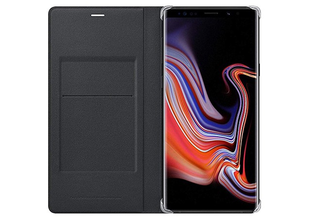 Samsung Galaxy Note 9 Leather Cover Black