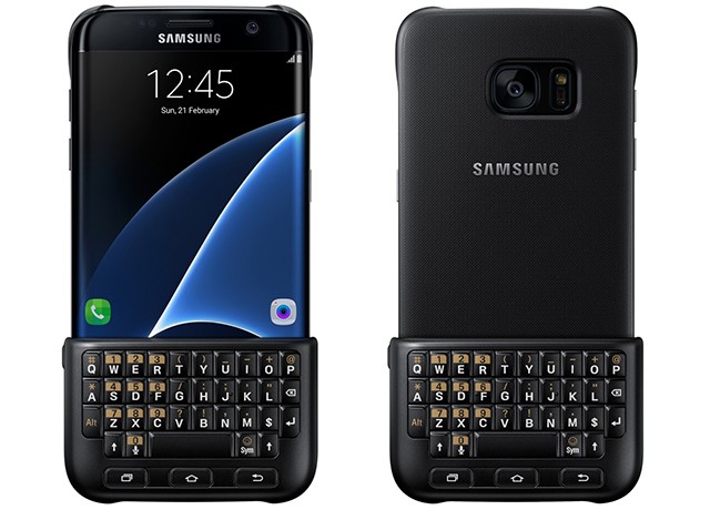 Samsung Galaxy S7 Edge Keyboard Cover Black