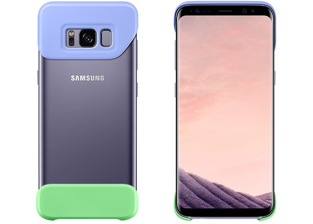 2 piece Samsung Galaxy S8 Violet-Green