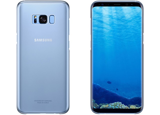 Samsung Galaxy S8+ Clear Cover Blue