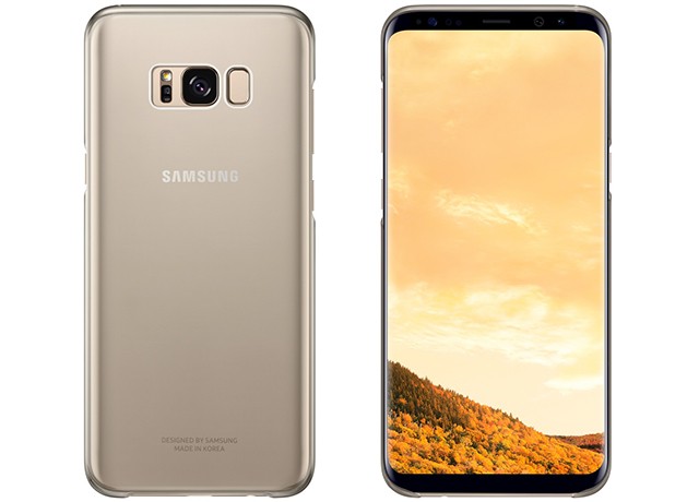 Samsung Galaxy S8+ Clear Cover Gold