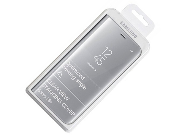 Samsung Galaxy S8+ Clear View Standing Cover Silver