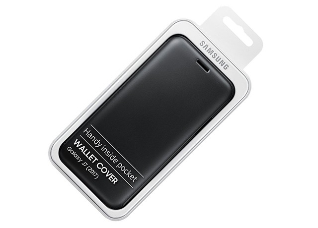 Samsung Wallet Cover Galaxy J7 (2017) Black