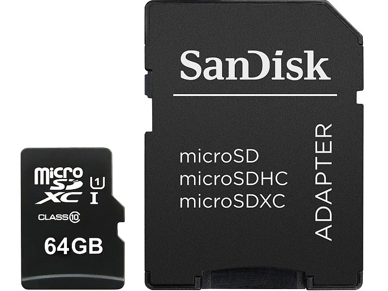 Karta pamięci Micro SDXC 64GB microSDXC Class 10 U1 adapter SanDisk