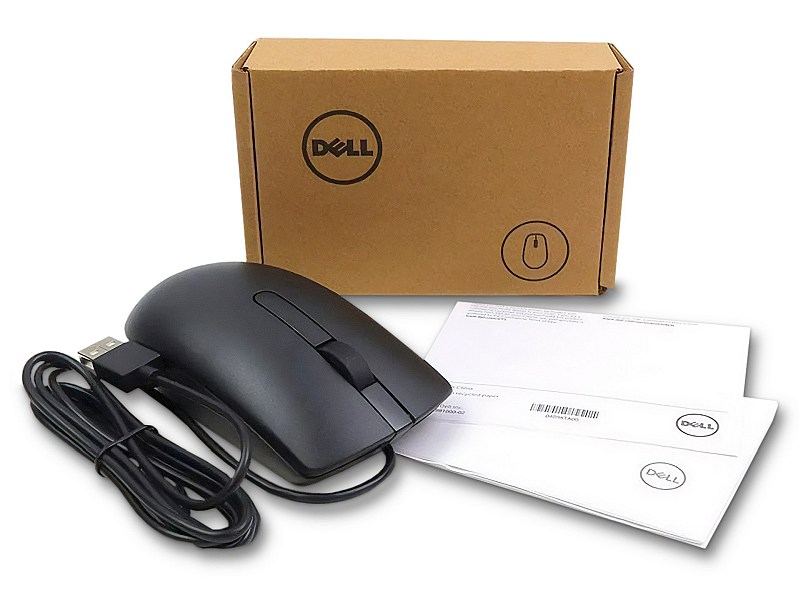 Mysz optyczna Dell MS116-BK USB czarna opakowanie
