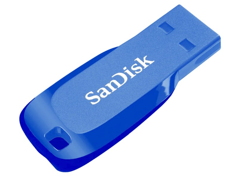 Pendrive SanDisk Cruzer Blade 32GB USB2.0 Blue profil tył