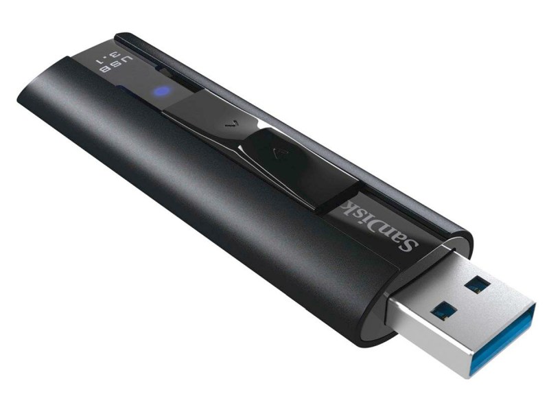 Pendrive SanDisk Extreme Go 128GB USB3.1 otwarty zamknięty