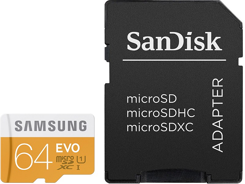 Samsung EVO microSDXC 32GB U1 48MB/s adapter