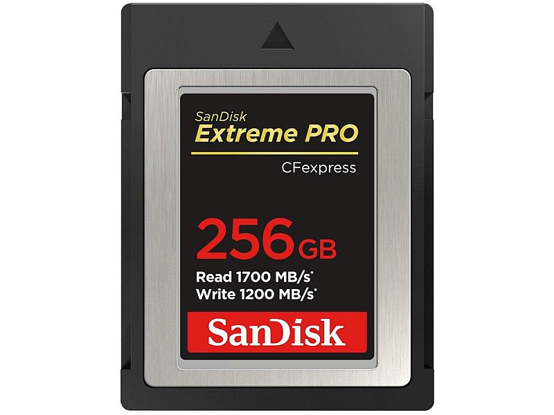 SanDisk Extreme PRO 256GB CFexpress typ B przód