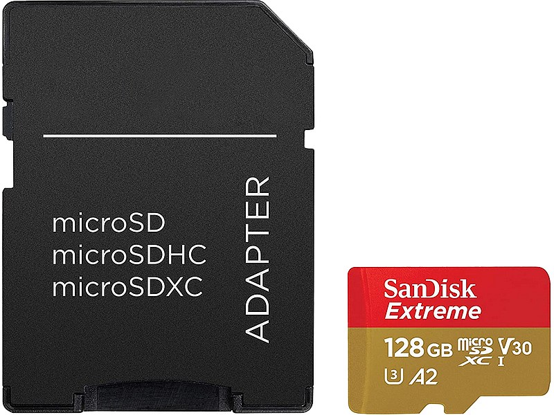 SanDisk Extreme microSDXC 128GB A1 Class3 160MB/s adapter