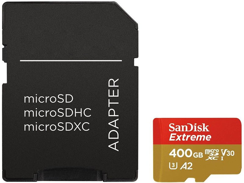 SanDisk Extreme microSDXC 400GB A1 Class3 160MB/s adapter