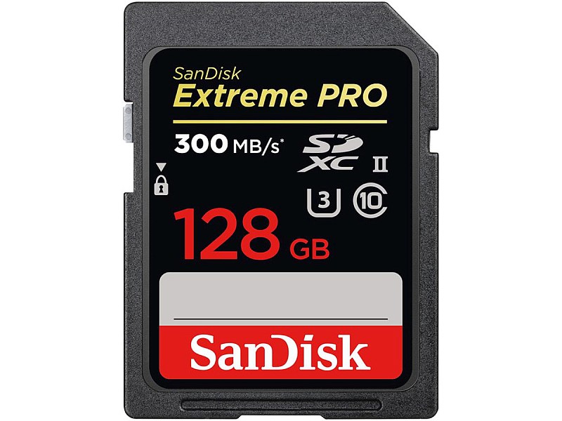 SanDisk Extreme PRO SDXC 128GB U3 V30 300MB/s profil