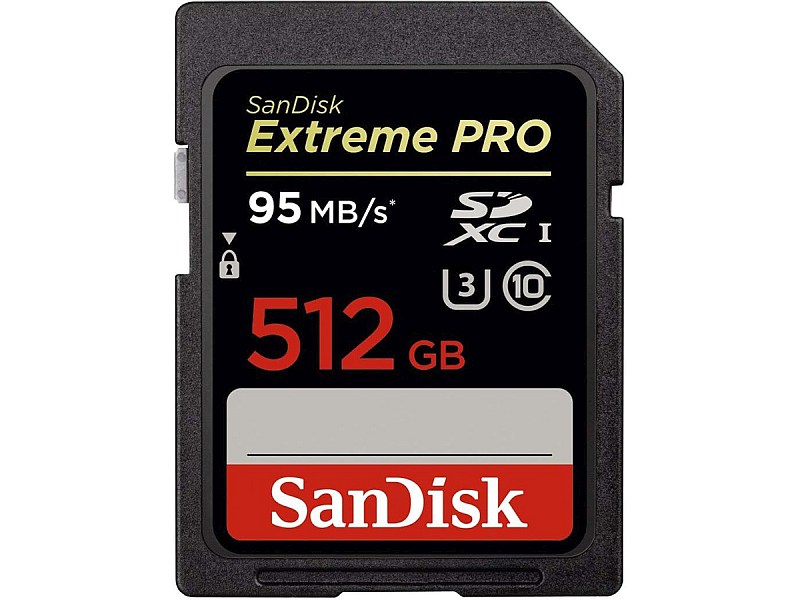 SanDisk Extreme PRO SDXC 512GB U3 V30 95MB/s profil