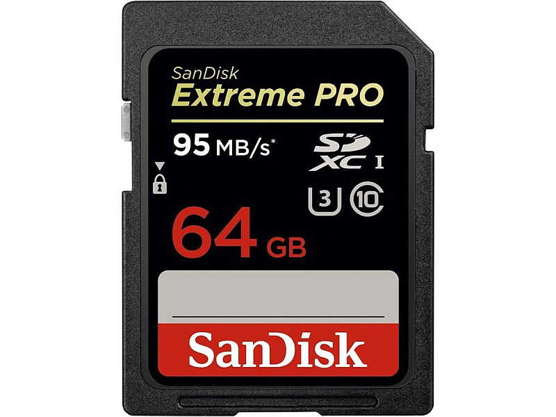 SanDisk Extreme PRO SDXC 64GB U3 V30 95MB/s profil