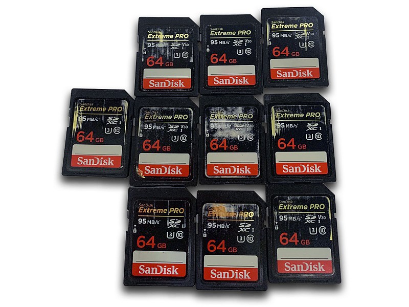 SanDisk Extreme PRO SDXC 64GB U3 V30 95MB/s rzeczywiste egzemplarze