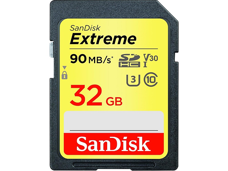 SanDisk Extreme SDHC 32GB U3 V30 90MB/s profil