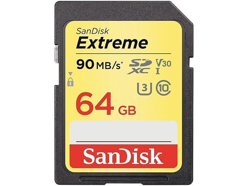 SanDisk Extreme SDXC 64GB U3 V30 90MB/s profil
