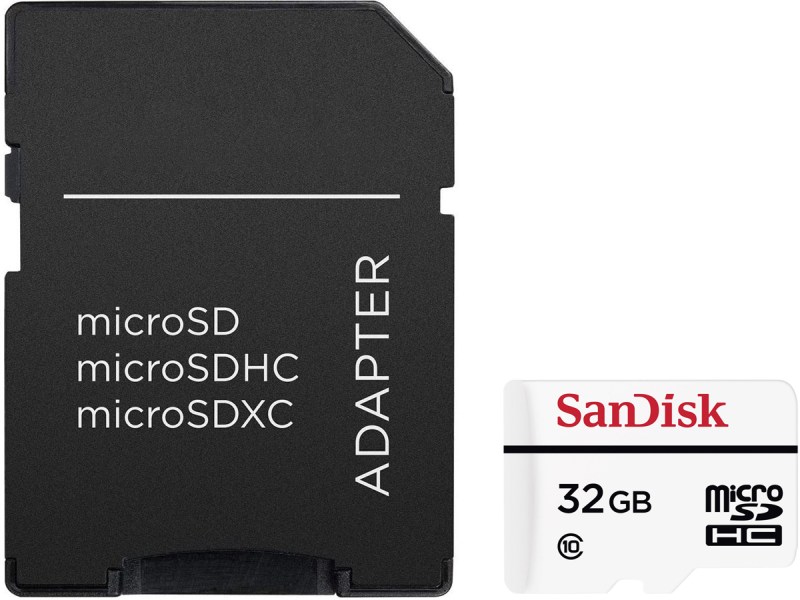 SanDisk High Endurance microSDHC 32GB Class3 20MB/s adapter