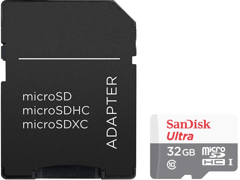 SanDisk Ultra microSDHC 32GB C10 Class10 100MB/s adapter