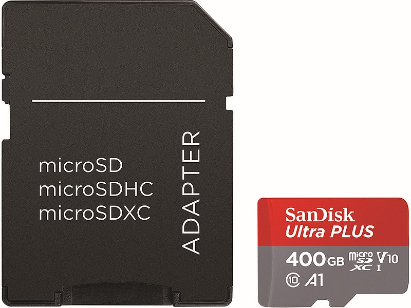 SanDisk Ultra PLUS microSDXC 400GB A1 V10 130MB/s front