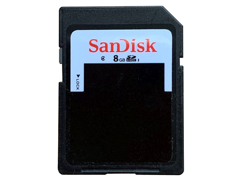Karta pamięci Sandisk SDHC 8 GB Class 4 OEM Industrial front