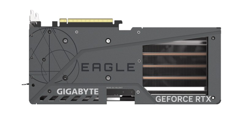 Gigabyte GeForce RTX 4070 Ti EAGLE OC 12G spód