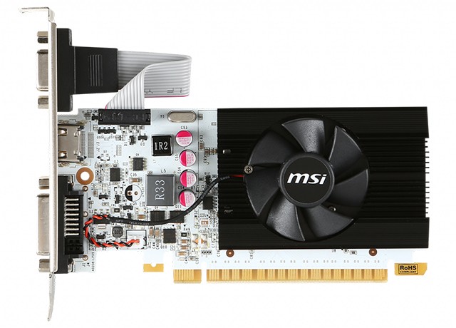 MSI GeForce GT 730 2GB GDDR5 LP góra