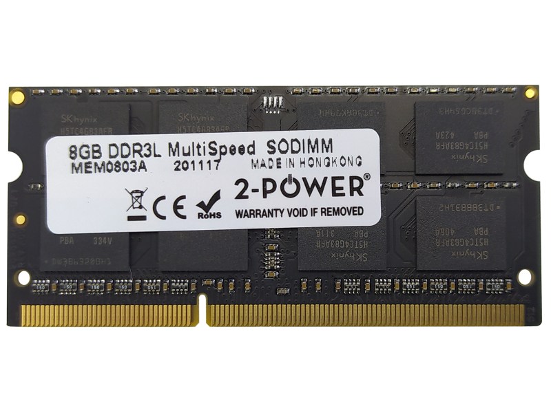 Pamięć RAM DDR3L SODIMM 8GB 2-Power MEM0803A góra