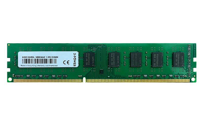 RAM 2-Power 8GB DDR3L DIMM 1600MHz front