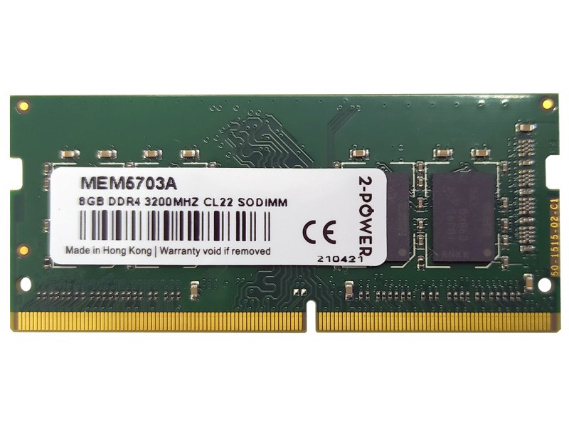 Pamięć RAM DDR4 SODIMM 8GB 2-Power MEM5703A góra