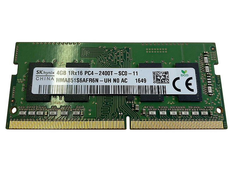 Pamięć RAM DDR4 SODIMM 4GB SK Hynix HMA851S6AFR6N-UH 1 moduł