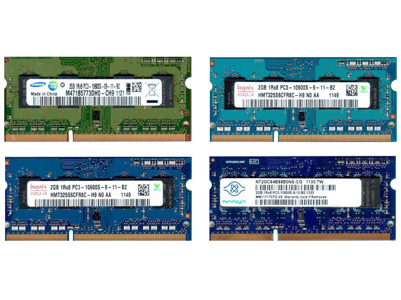 Pamięć RAM SODIMM DDR3 2GB DDR3 PC3-10600S 1Rx2