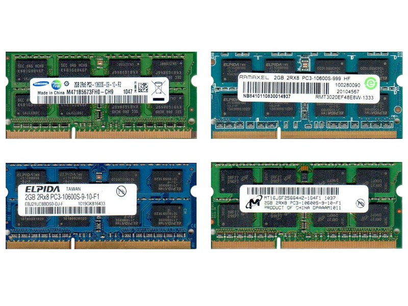 Pamięć RAM SODIMM DDR3 2GB DDR3 PC3-10600S 2Rx8
