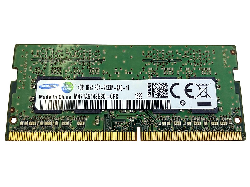 Pamięć RAM DDR4 SODIMM 4GB Samsung M471A5143EB0-CPB 1 moduł
