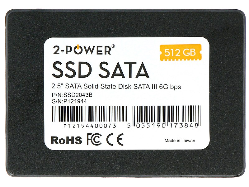 2-Power SSD2043B 512GB przód