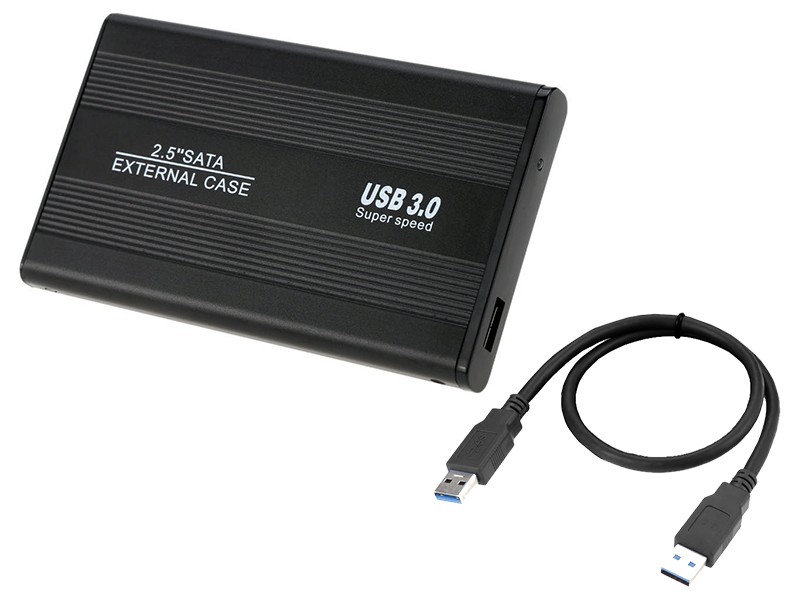 HDD USB 3.0 External Black Alu