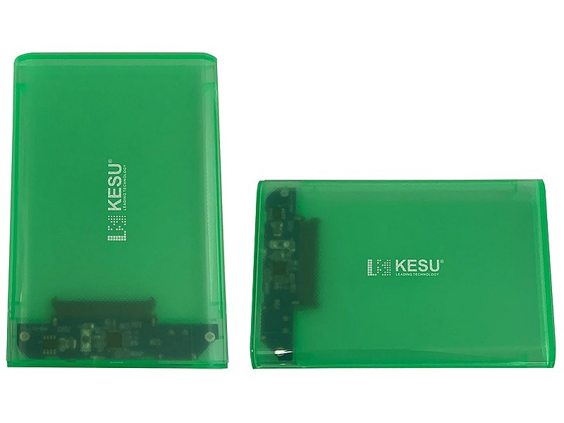 KESU K120A HDD USB 3.0 Green przód bok