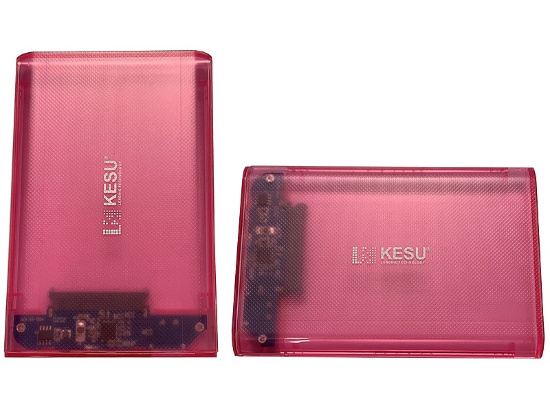 KESU K120A HDD USB 3.0 Red przód bok